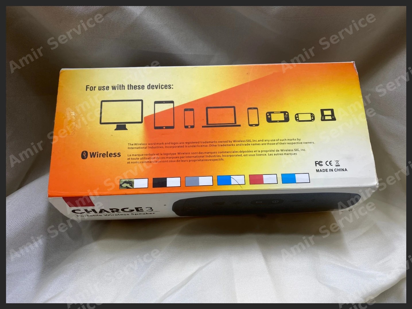 اسپیکر بلوتوثی پرتابل طرح Charge 3 مخصوص سفر و فضای باز - تصویر 3